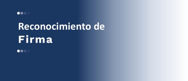 Reconocimientos de firma