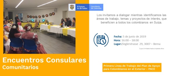 Consulado de Colombia en Berna realizará el Sábado Consular este 5 de junio de 2019